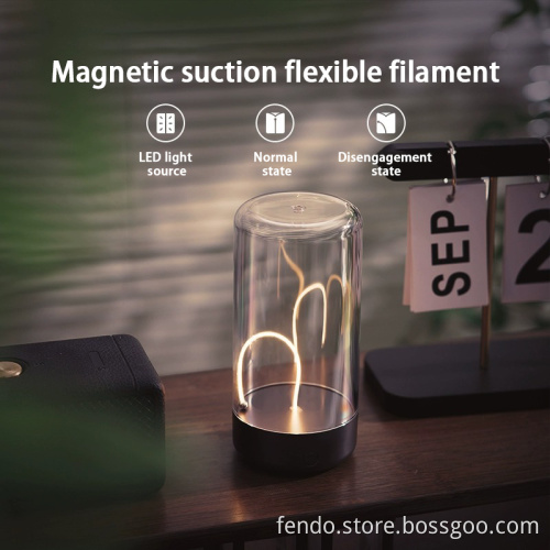 High Transmission USB Magnetic Adsorption LED Bar Night Light for Camping and Home Decoration